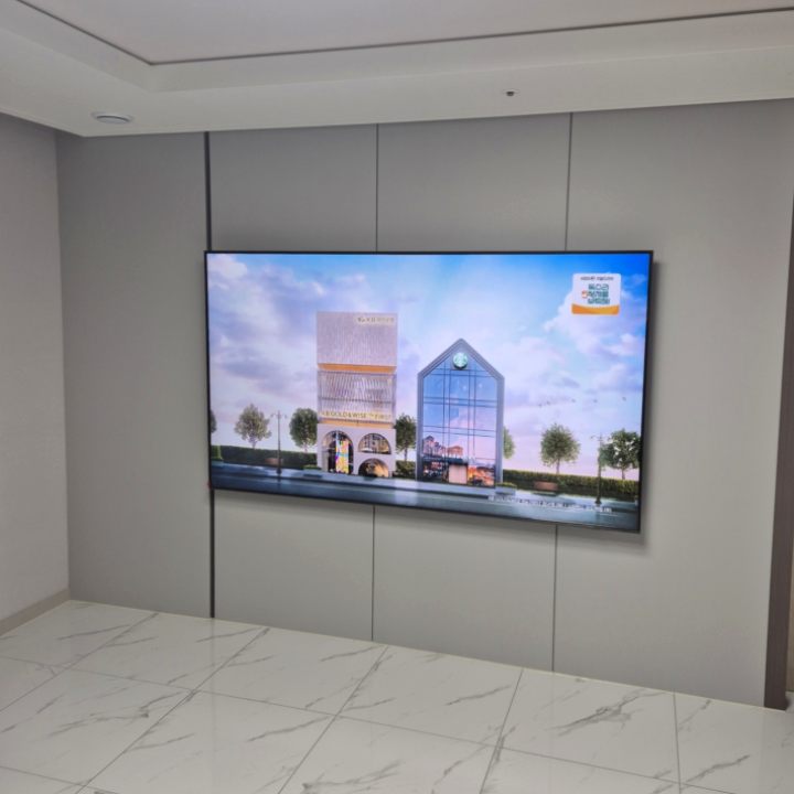 안산시 벽걸이TV 설치 현장