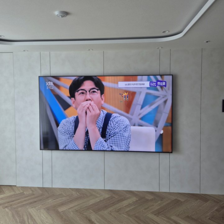 안성시 벽걸이TV 설치 현장
