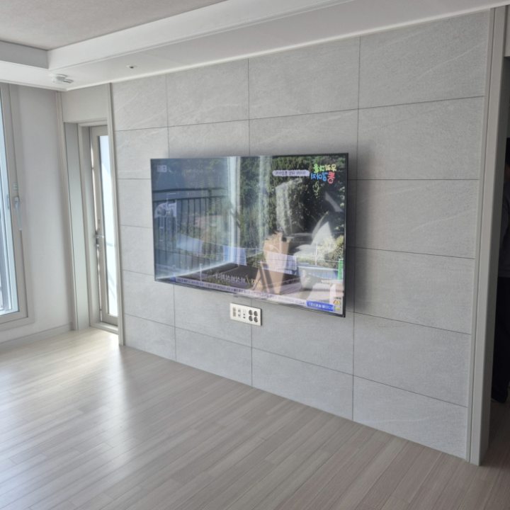 은평구 벽걸이TV 설치 현장