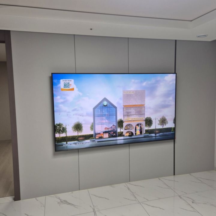 강남구 벽걸이TV 설치 현장