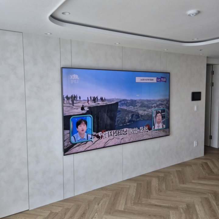 광주시 벽걸이TV 설치 현장