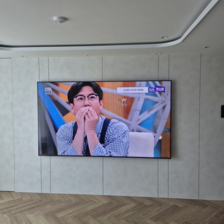 중랑구 벽걸이TV 설치 현장