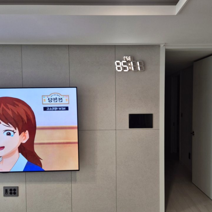 수원시 벽걸이TV 설치 현장