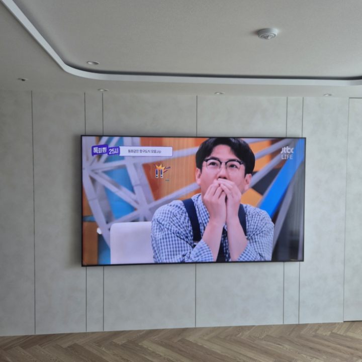 용인시 벽걸이TV 설치 현장