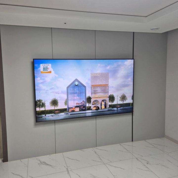 용산구 벽걸이TV 설치 현장